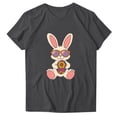 thumbnail image 4 of Xuyuer Easter Tshirt Women Tie Dye Happy Easter Tie Dye Shirts Funny Bunny T-Shirt Rabbit Graphic Short Sleeve Tee Tops Short Sleeved Round Neck Pullover Fashionable, 4 of 4
