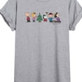 thumbnail image 3 of Peanuts - Christmas Snoopy And Friends - Women's Oversized Graphic T-Shirt, 3 of 6