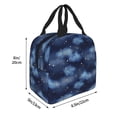 thumbnail image 2 of Pofeuu Starry Sky Print Lunch Bag Lunch Box Large Capacity Insulated Lunch Bag for Adult, Leakproof Reusable Lunch Tote Bags for Work, 2 of 5