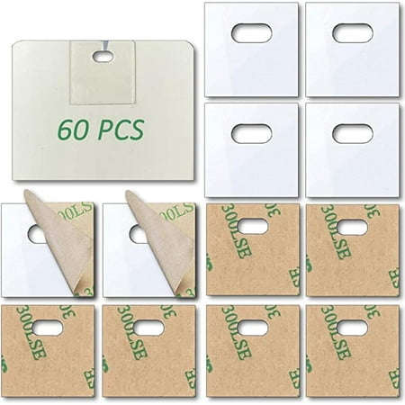 60 PCS Vertical Blind Repair Tabs Kit Clear Fixer Verticle Blinds Snap in Replacement Slats Parts Panels