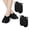 Black-2Pairs, variant on Bunion Corrector Invisible No-Show Socks, Polyester & SEBS Split-Toe Toe Aligner for Overlapping Toes, US Women's: 5–9, Beige, 1Pair
