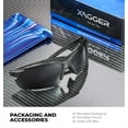 thumbnail image 5 of Xagger Polarized Lightweight UV400 Wrap Around Sport Sunglasses for Men Women Baseball Softball Running Glasses, 5 of 6