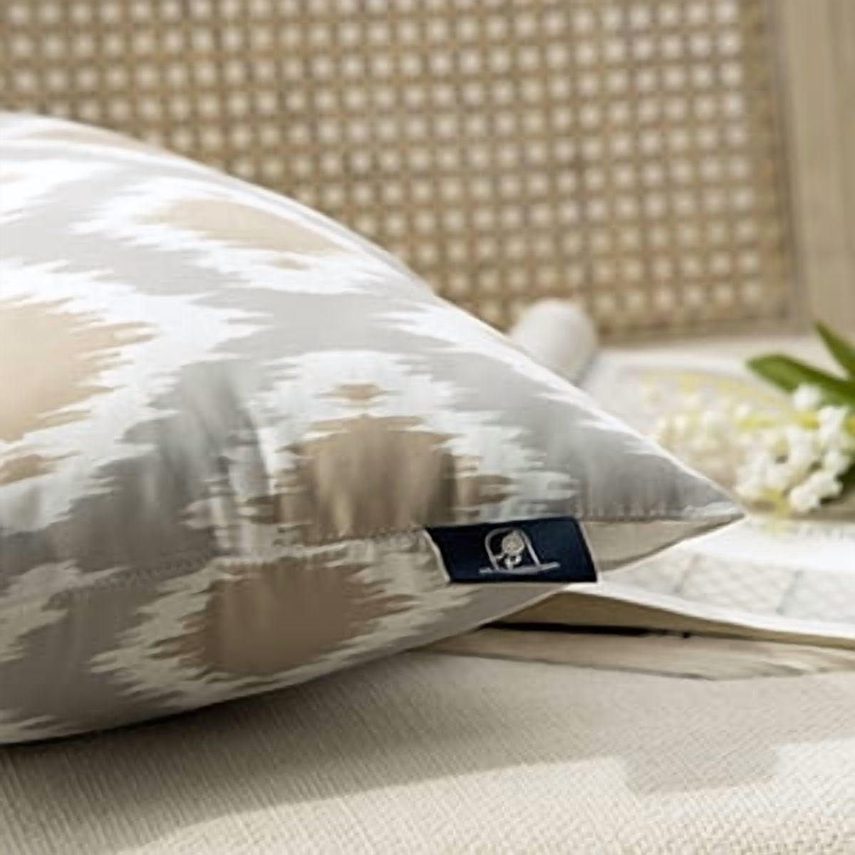 Phantoscope 12x20 Decorative Throw Pillow Covers, Light Coffee, Set of 4