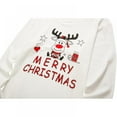 thumbnail image 4 of GYRATEDREAM Christmas Family Pajamas Matching Sets For Dad Mom Kids Baby, Parent-Child Set Deer Plaid Xmas Soft 2 Pcs Outfit Sleepwear or Baby Jumpsuit, 4 of 9