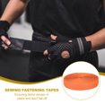 thumbnail image 4 of Uxcell Sew on Hook and Loop Tape, 2Pcs Non-Adhesive Back Nylon Sewing Fastener Strips 5 Yards Orange, 4 of 7