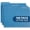 Blue, variant on File Folder, 1/3 Cut Tab, Letter Size, Blue, Great for Organizing and Easy File Storage, 100 Per Box