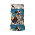 thumbnail image 4 of Lsque Colorful Sky Puppy Printed Workout Tank Tops for Women, Athletic Sports Tank Tops, Compression Sleeveless Dry Fit Shirts,Sleeveless Yoga Shirt-XX-Large, 4 of 9