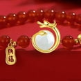 thumbnail image 7 of SmartBy 2024 Chinese Dragon Bracelet New Year Good Lucky Beads Pendant Stretchy Bracelet Women New Year Gift, 7 of 7