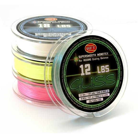 Ardent GL12G-150 Gliss Polyethylene Fishing Line - Green 12 Lb 150 yd