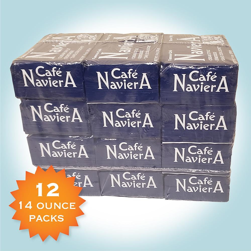 Cafe Naviera Cuban Style Dark Roasted Coffee (12 pack 168oz total