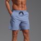 thumbnail image 1 of pstuiky Abreviatura para hombres, Pantalones cortos casuales de moda para hombre, de color liso, con bolsillo y cintura elástica. Pantalones cortos de entrenamiento, 1 of 5