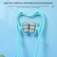 thumbnail image 4 of WSBDENLK Rollback and Cervical Massager Neck Clamping Massage Tool Six Wheel Neck Kneading Massager Manual Multifunctional Household Massager, 4 of 9