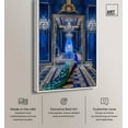 thumbnail image 3 of Art Remedy Modern Tiger Art Canvas, 24" x 36", White Frame, Peacock Lobby, 3 of 7
