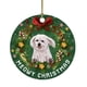 thumbnail image 2 of Navidad divertida decoración Navidad perro patrón colgante árbol de Navidad adornos Wmkox8yii fhajkh5100, 2 of 2