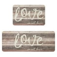 thumbnail image 2 of Kitchen Mat Sets 2 Pcs,Anti-Fatigue Kitchen Mats for Floor Kitchen Rugs Non Slip Washable Kitchen Runner for Kitchen,Sink,Laundry, 2 of 5
