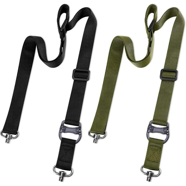 2 Point Rifle Sling, 2 Pack Gun Slings, Two Points Traditional Gun