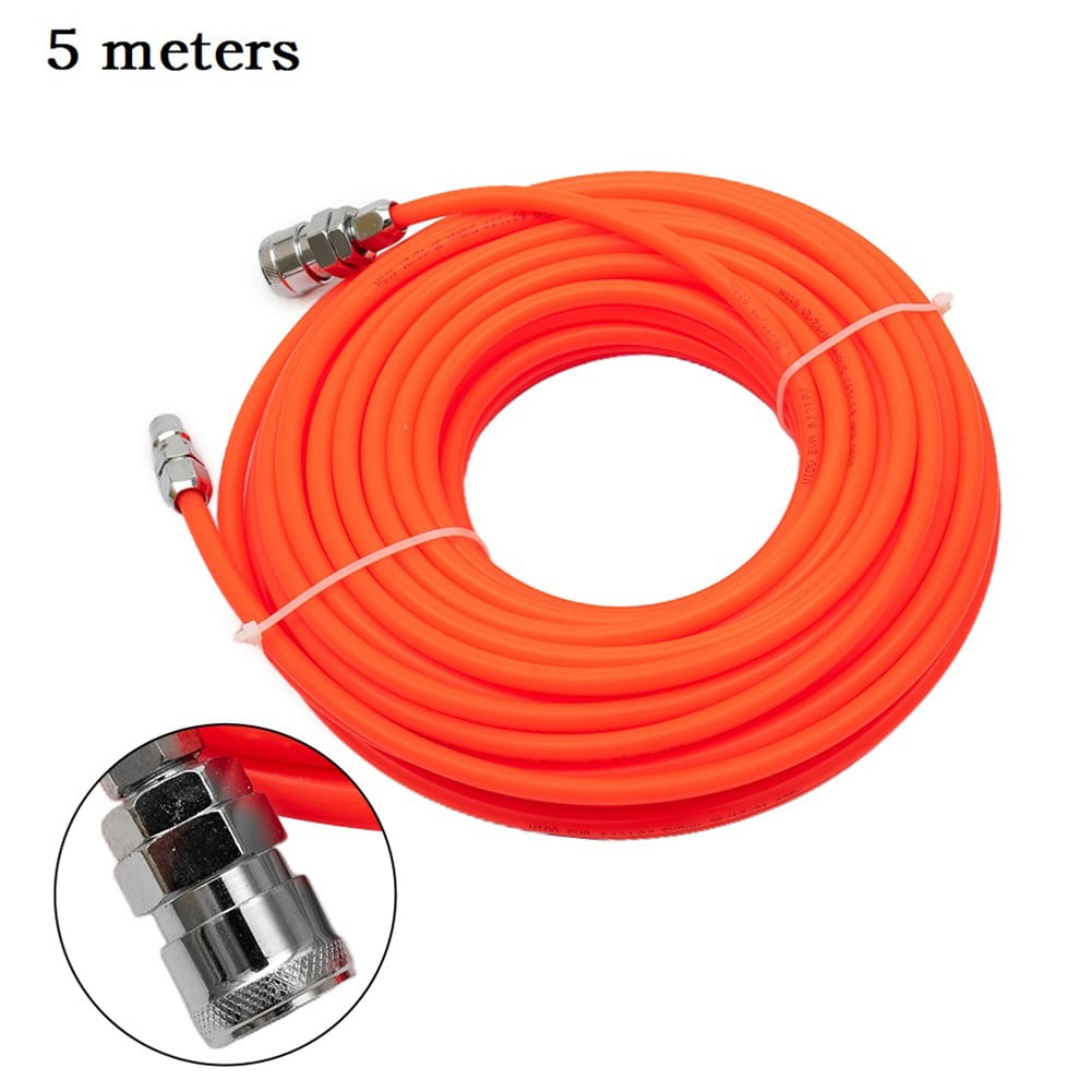qiya 5-30Meters Pneumatic Straight Pipe Air Compressor Pump Hose 5*8mm Tube Connector