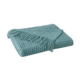 thumbnail image 3 of Montesori Sweater Throw Seafoam Blue, 3 of 4