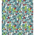 thumbnail image 3 of Cartoon Duvet Cover Set, Kawaii Bunnies with Happy Clouds Skulls and Hearts Colorful Images Print, Decorative 2 Piece Bedding Set with 1 Pillow Shams, Twin Size, Multicolor, by Ambesonne, 3 of 3