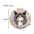 thumbnail image 1 of Sanrio-Alfileres bonitos de Hello Kitty, insignias Kuromi, broche Popular de Anime, alfileres de solapa de esmalte de dibujos animados para estudiantes, accesorios de mochila, regalos, 1 of 4