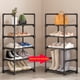thumbnail image 5 of Muyoka Zapatero de almacenamiento Organizador de zapatos, 5 niveles Tubos de metal Organizador de estante de zapatos Soporte de zapatos multifuncional con conectores de plástico para pasillo Dormitori Muyoka Hogar, 5 of 7