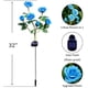 thumbnail image 2 of Luces solares para jardín FloreceBien, luz LED mejorada con energía solar con 6 flores rosas, luces decorativas solares impermeables para patio, camino, jardín, césped, 2 of 6
