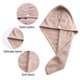 thumbnail image 3 of Laklulu [Pack de 3 Piezas] - Toalla de Microfibra Suave para Cabellos Mojados - Turbante de Secado Rápido para Mujer, 3 of 5