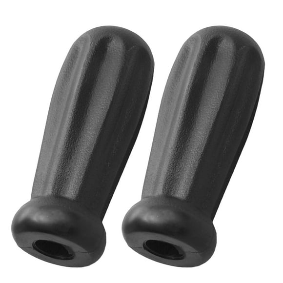 OUNONA 2 Pcs Soccer Table Game Black ABS Plastic Handles For Comfortable Grip for Fan Gear