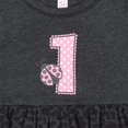 thumbnail image 4 of Inktastic Pink Ladybug 1st Birthday Girls Baby Dress, 4 of 5