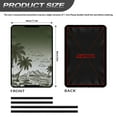 thumbnail image 3 of Psesaysky RV Door Window Shade Easy to Install Privacy Protection RV Window Cover Green Hawaii Palm Tree Sun Blackout for Camper Trailer (17.3x26 inch), 3 of 7