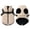 Beige, variant on Dog Winter Coat Built-In Harness Warm Wind Resistant Windproof for Frenchie(Beige,XL)