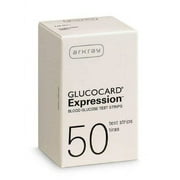 Arkray Glucocard Expression Blood Glucose Test Strips, 50 Count