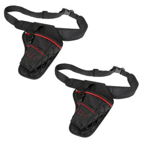 

2X Drill Holster Waterproof Impact Driver Drill Holder Multi-Functional Electric Tool Pouch Bag with Waist Belt