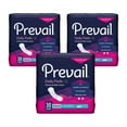thumbnail image 2 of Prevail Daily Ultra-Thin Pads for Female Incontinence, 9 1/4 in, 30 Count, 3 Packs, 90 Total, 2 of 6