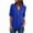 Dark Blue, variant on Aoochasliy Ladies Tops Winter Clothes Tops Fall Blouses Single Shirt V-neck Hoodies Plus Size Lapel Blouse
