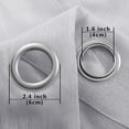 thumbnail image 4 of Set de cortinas Tráslucidas B.KIND & BEYOND 2 paneles gris, 4 of 4