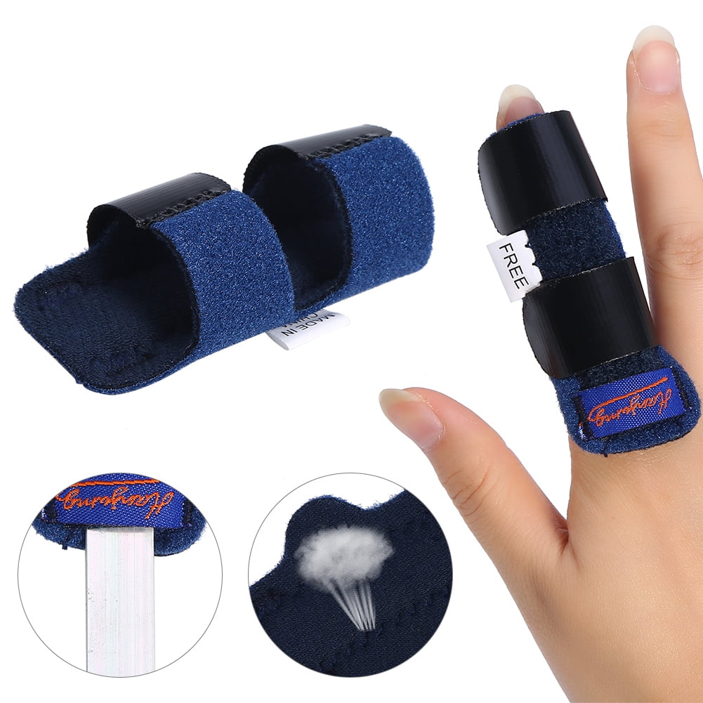EBTOOLS Finger Splint, Adjustable Finger Straightener Support, Pain Relief Trigger Finger Fixing Splint Straightening Finger Corrector Support Brace