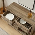 thumbnail image 5 of Double Drawer Design - Versatile Storage for Various Items - Home Bar Setup / Increases Storage and Avoids Clutter, 5 of 7