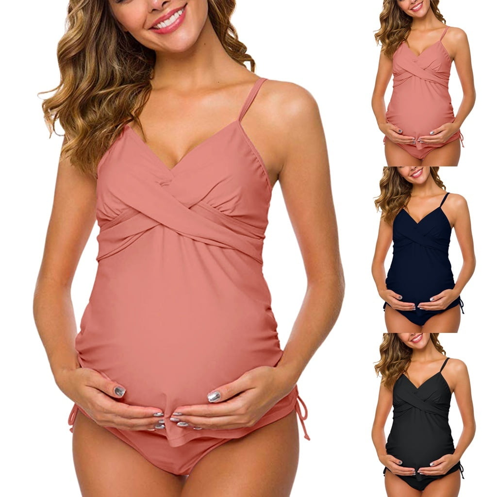 pregnant two piece swimwear