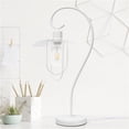 thumbnail image 1 of Lalia Home LHT-4000-WH Lampe de Table Moderne en Métal 11.5 x 9.75 x 22.2 Po, Blanc, 1 of 4