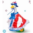 thumbnail image 5 of 23 Inch Independence Day Goose Outfit, Flag Themed Festival Costume, Patriotic Sculpture Decor Wear, Holiday Yard Accessory for Lawn Patio Courtyard Decoration, 5 of 9