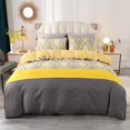 thumbnail image 1 of Special for   Home Textile Three-piece Set Star Simple Double-sided Printed Quilt Cover Pillowcase Kit Bedding, 1 of 6
