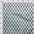thumbnail image 2 of oneOone Polyester Lycra White Fabric Leaves & Floral Block Sewing Craft Projects Fabric Prints By Yard 56 Inch Wide, 2 of 4