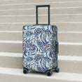 thumbnail image 5 of Uemuo Paisley Floral Branches Printed Washable Luggage Cover - Fashion Suitcase Protector Fits 18-32 Inch Luggage -Small, 5 of 9