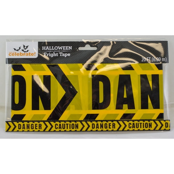 Way To Celebrate Halloween Danger/Caution Fright Tape, 20ft Walmart