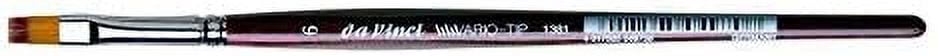 Da Vinci Vario Tip Series 1385 Watercolor Synthetic Flat Paint Brush, Size 6 (1381-6)