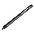 thumbnail image 5 of Flush Bolt, 12-inch Stainless Steel Security Door Guard Lever Action Latch Slide Lock Black, 5 of 6