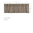 thumbnail image 6 of VHC Brands Grain Sack Blue Stripe Vintage Farmhouse Kitchen Curtain Valance 16x60, 6 of 6
