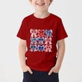 thumbnail image 2 of FAVIPT Teen Girl 4th of July Shirt 250 Years Boys Girls American Flag Shirts Red White Blue Tshirt Independence Day Tee Red,3-4Years, 2 of 6