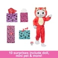 thumbnail image 3 of Barbie Cutie Reveal Doll & Accessories with Animal Costume & 10 Surprises Including Color Change, Kitten as Red Panda in Costume-Themed Series, 3 of 5